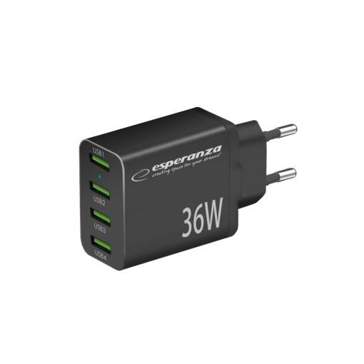 Foto - Rychlonabíječka 36W - 4x USB-A